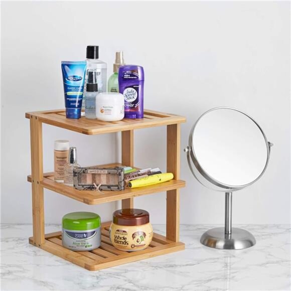 Corner Shelf - 3 Tier 10 x 10 inch and 11.5 inches high. Kitchen Cabinet - Picture 7 of 16